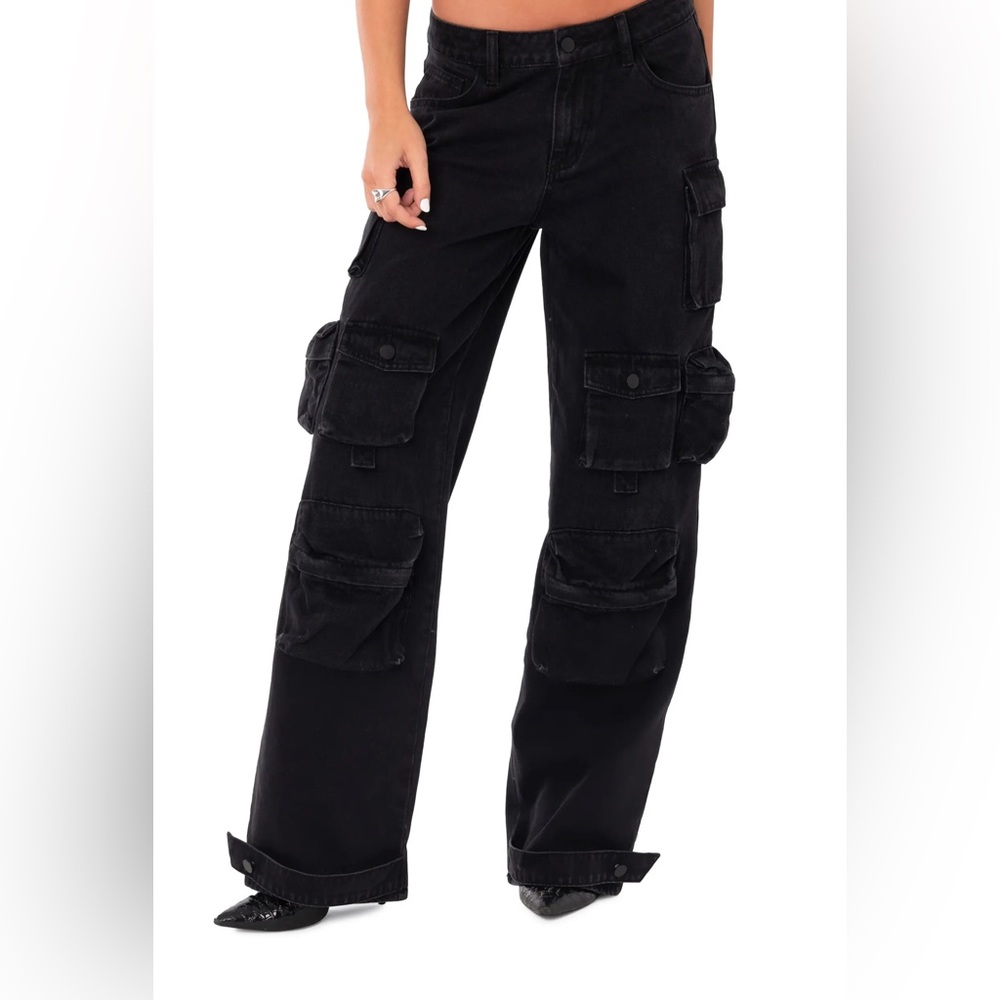 Oversized Cargo Jeans | Edikted